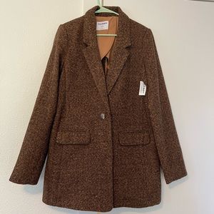 Soft-Brushed Oversized Blazer